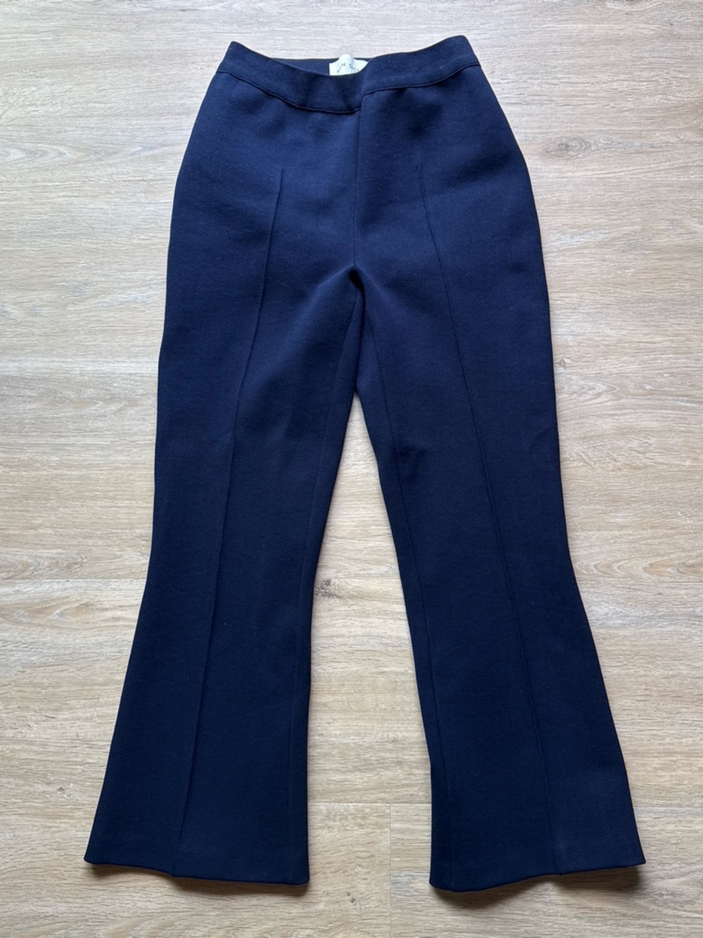 High Sport Navy Cropped Stretch Pants Small